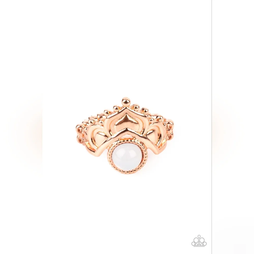 Lotus Solstice Copper Ring